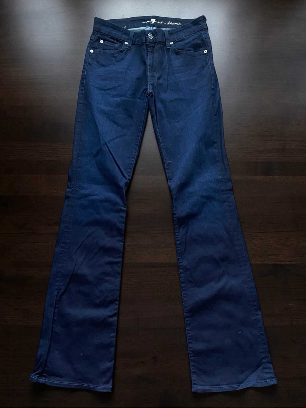 7 For All Mankind Kimmie Women’s Navy Bootcut Jeans Size 29